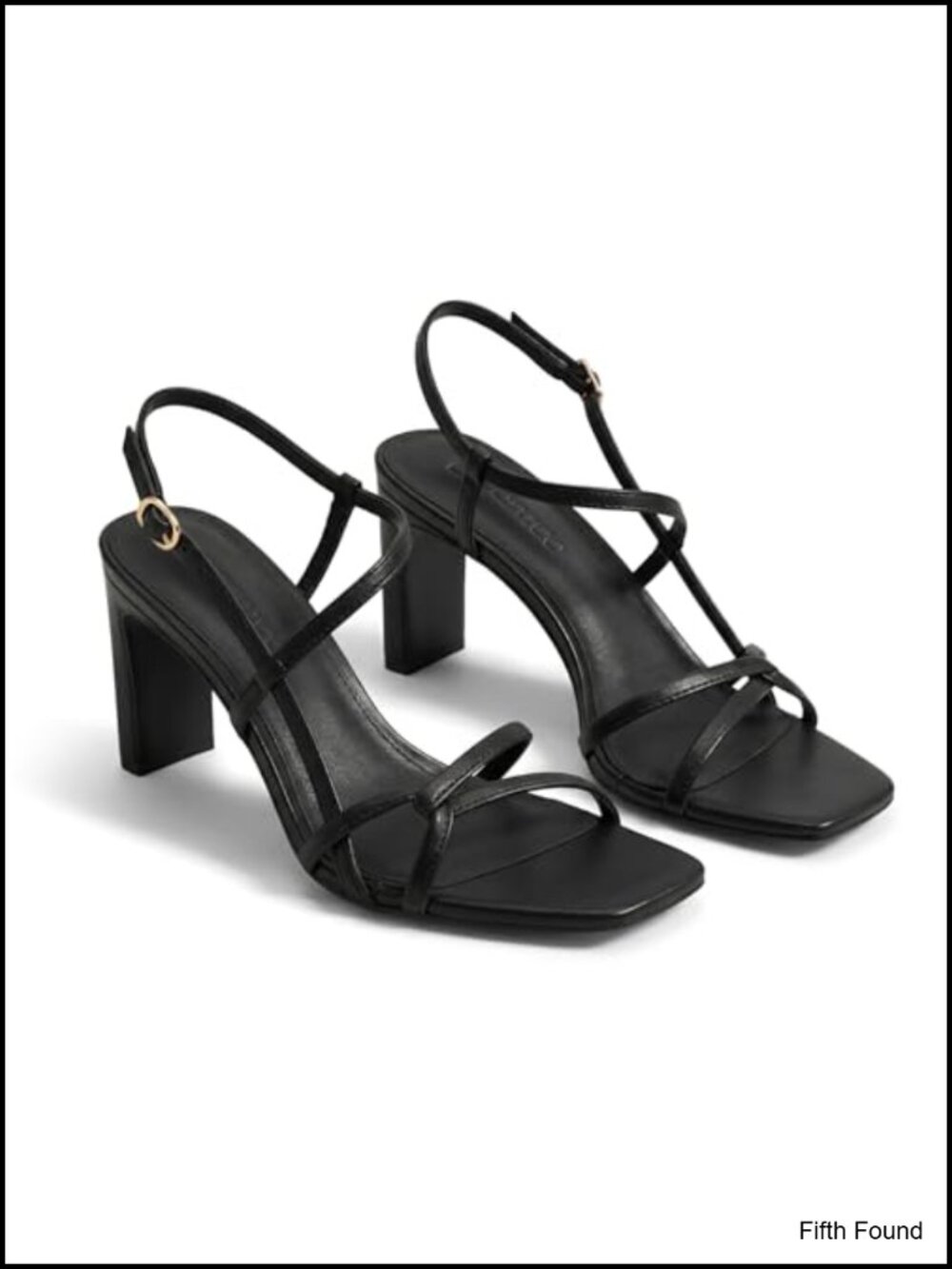 Strappy Square Toe Block Heel Sandals Ankle Strap Dressy Wedding Party Shoes